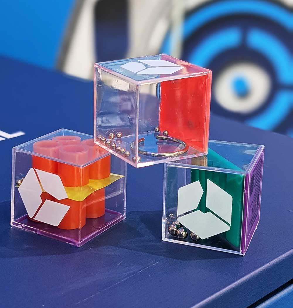 Give away am messestand