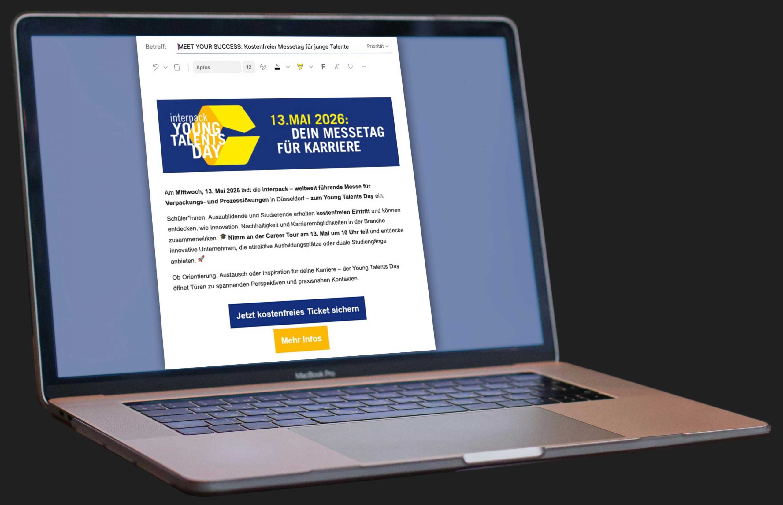 Young talents Akquise Newsletter