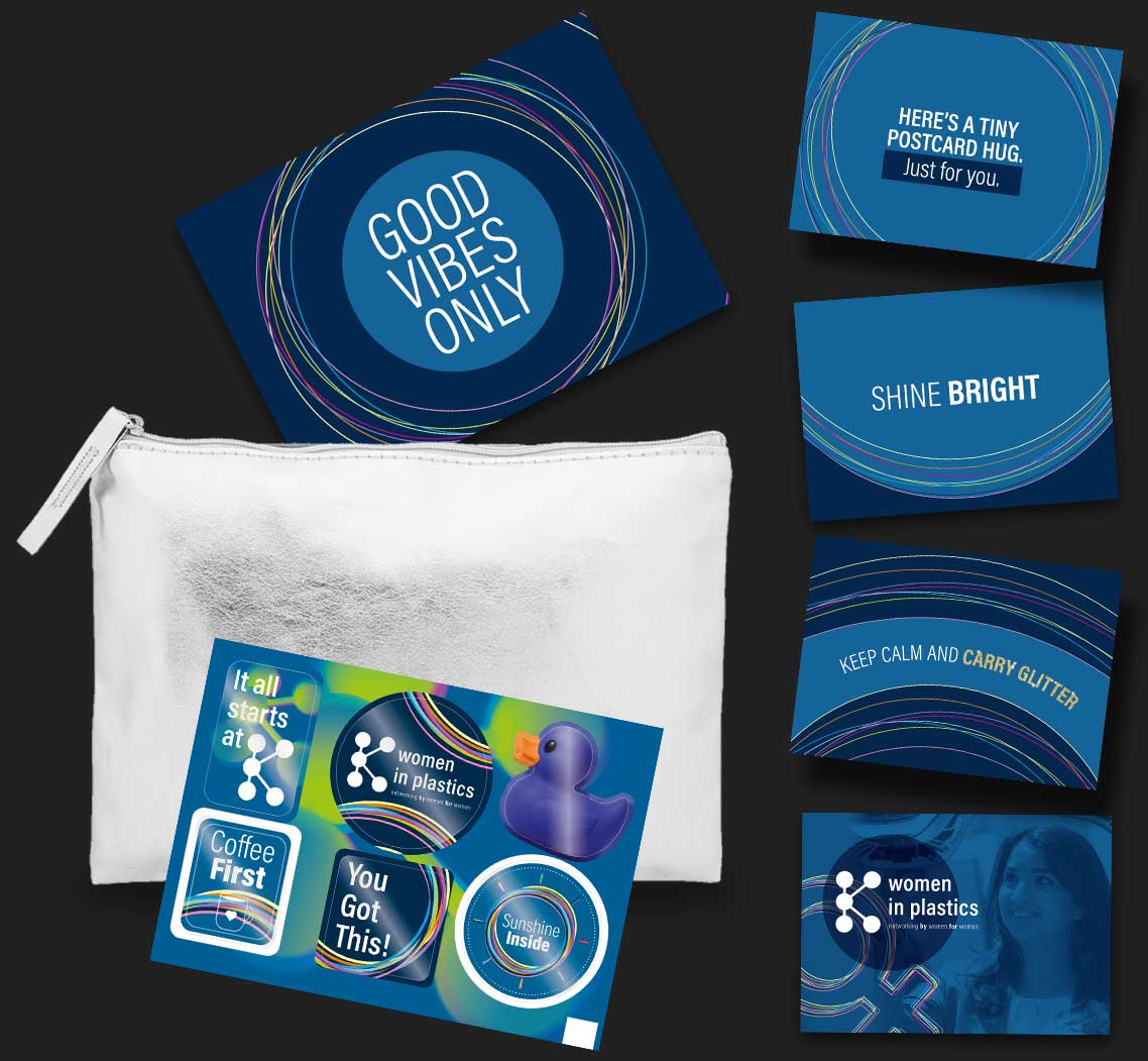 Women in packaging give away